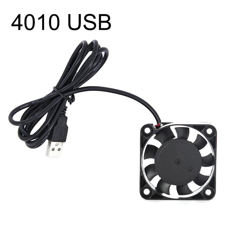 4010 5010 12025 8025 DC Xh2.54 DC 5V USB Power Cooling Fan Metal Grill Cover Brushless Motor Case 40MM 80MM 120MM for Router