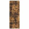 Wall Mounted Cabinet Smoked Oak Finish 33 x 34.5 x 90 cm Engineered Wood