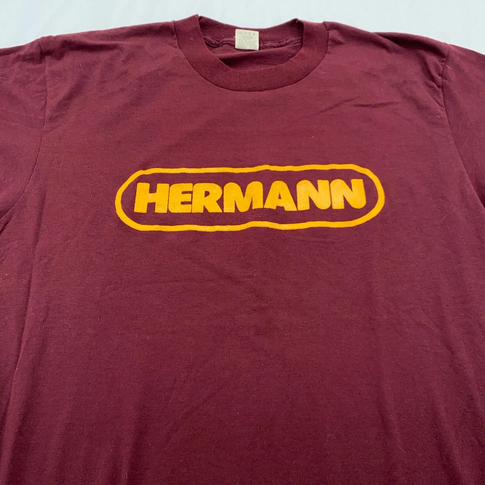 

vintage 90s HERMANN TRUCKING T-Shirt MEDIUM trucker truck semi M