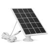 1/2 Set 10W Camera Solar Panel Charger Waterproof 360 Degree Adjustable Wall Mount for Ring Stick Up Cam/Spotlight Cam