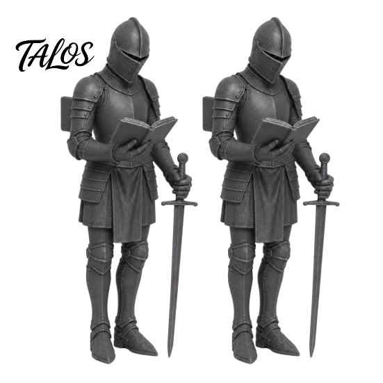 Fantasy Book Nook Figurine Medieval Knight Bookshelf Decor, Armored Bookend Statue, Gothic Library Shelf Decoration, Collectible Action Figure Castle