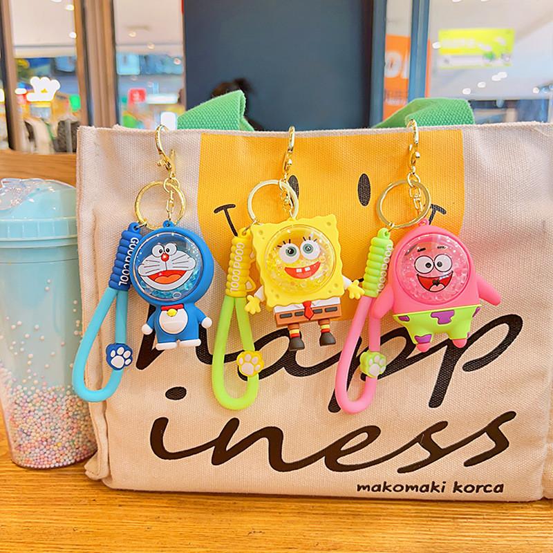 Niedlicher Cartoon-Schlüsselanhänger mit Duftperlen Entzückender Acryl-Schlüsselanhänger Geschenk