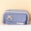 Large Capacity Stationery Bag Cosmetic Pouch Pencil Bag Korean Desktop Storage Pouch  Children