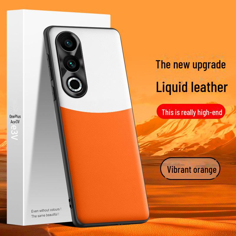 Husă din piele lichidă OnePlus Ace3V: Husă de protecție durabilă, anti-cădere și anti-murdărie