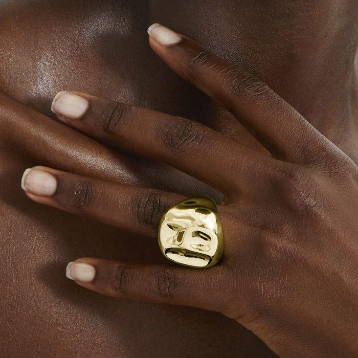 Bague - Luxenter - Fioak - Or jaune 18 carats - Alliage métallique - Femme