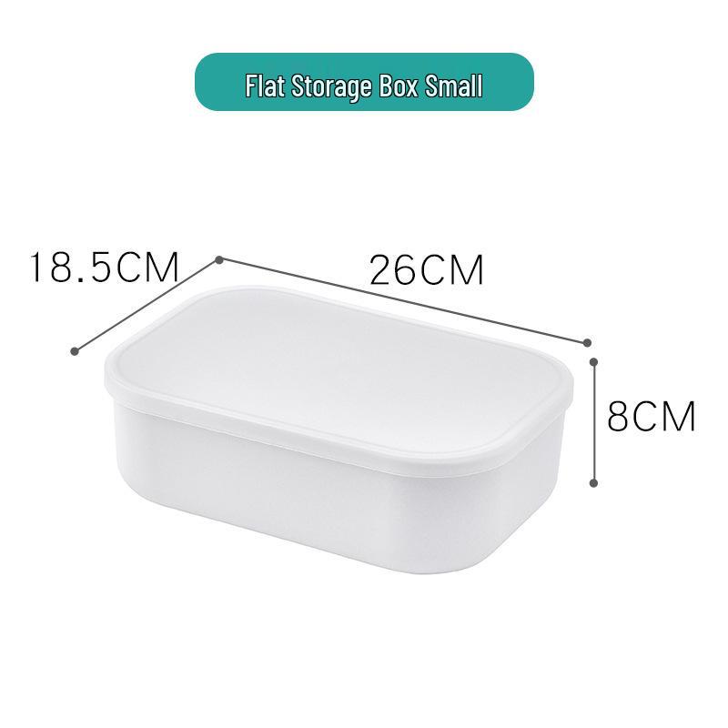 

Практичний Портативний Ящик для Зберігання в Спальні з Кришкою - Великий Пластиковий Кошик-Органайзер для Вітальні