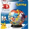 3D Ball Pokémon Puzzle 72 Pieces - Ravensburger - 3D Child Puzzle Without Glue - From 6 Years