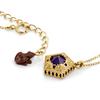 Harry Potter Chocolate Frog Necklace Silver Yellow Gold Coated Jewelry U-Treasure Women's