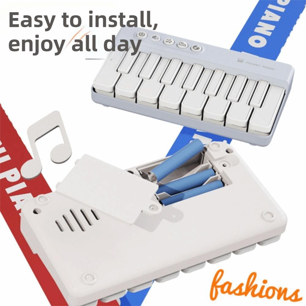 Portable Design Learning Piano Keyboard 7 Colors LED Electronic Organ Keyboard  Birthday Gift