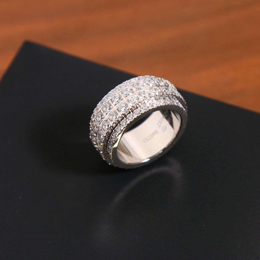 

New Hot Brand Vintage Full Diamond Women s Rings Luxury Jewelry For Women Designer Rings Fashion Pure 925 Silver Party Rings 6 серебряный