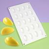 20-Cavity Oval Shell Silicone Baking Mold