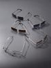 5PCS Men Shades Fashion Metal Rectangular Rimless Women Sunglasses For Daily Life Eyewear Accessories.