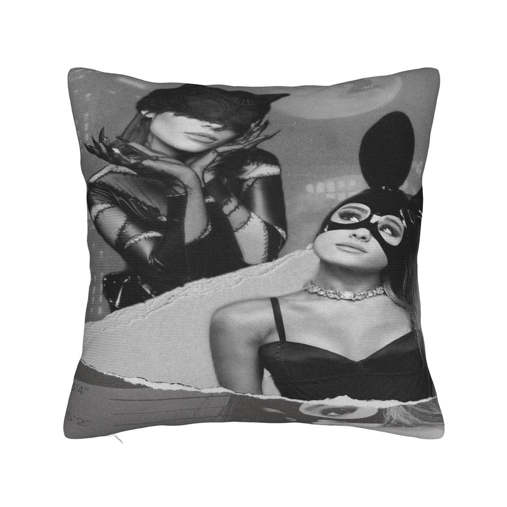 Ariana Grande music singer fan gift Pillowcase Cushion Cover Pillow Covers Soft and Sweet Home Decor Zippered Multiple Sizes