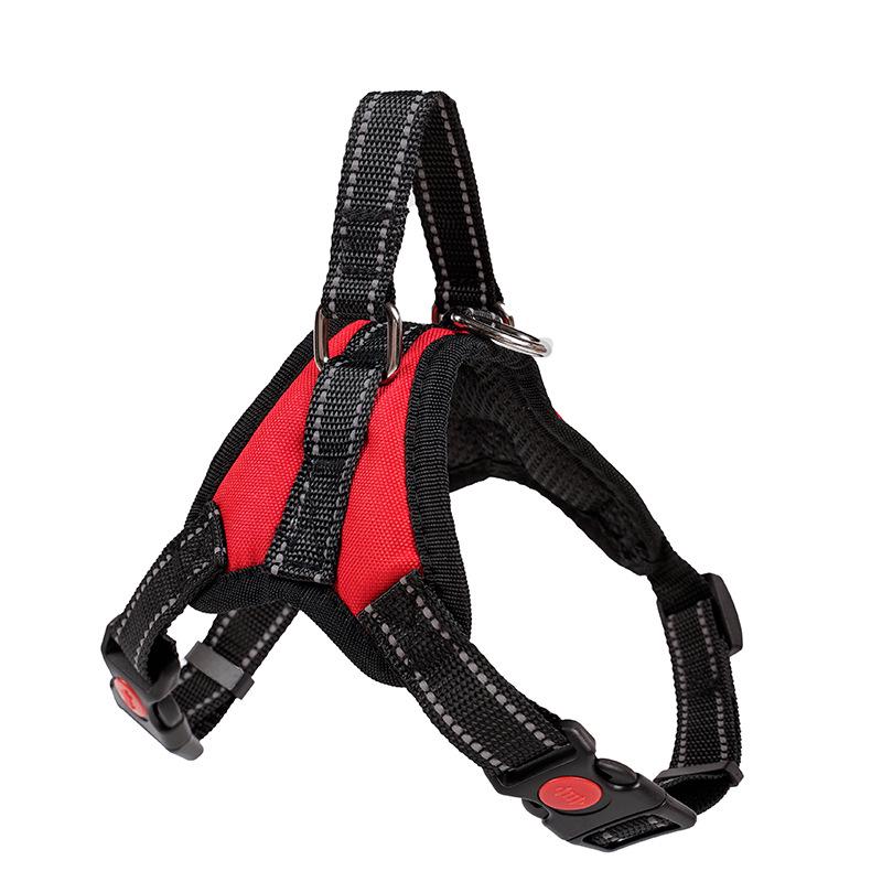 Popular Saddle-Style Chest Harness for Medium To Large Breeds: Teddy, Corgi, Golden Retriever, Samoyed.