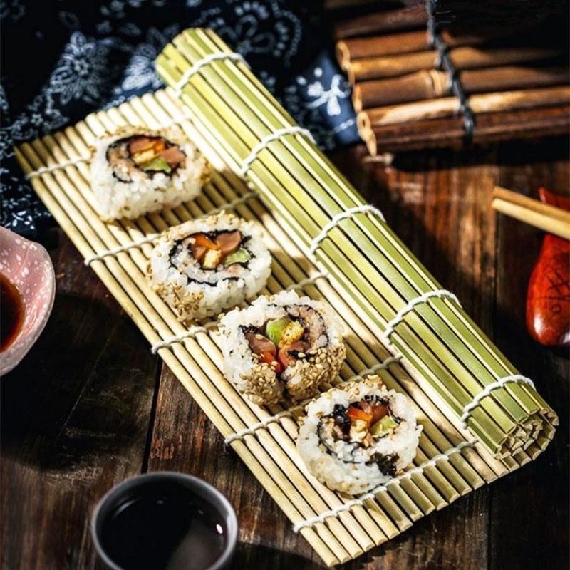DIY Bambus Sushi Maker Rollmatte Sushi Werkzeuge Reis Rollen Küche Gadget Hand Maker Lebensmittel Reis Rolle Form Kochen Zubehör