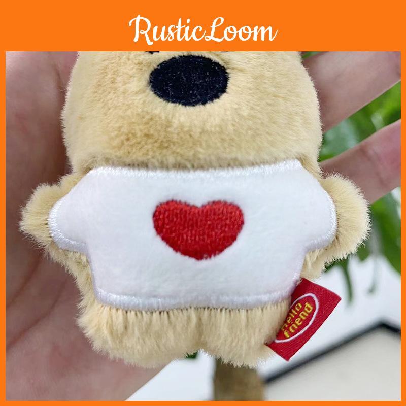 Cute Highland West White Terrier Plush Doll Gift Keychain For Friends And Lovers