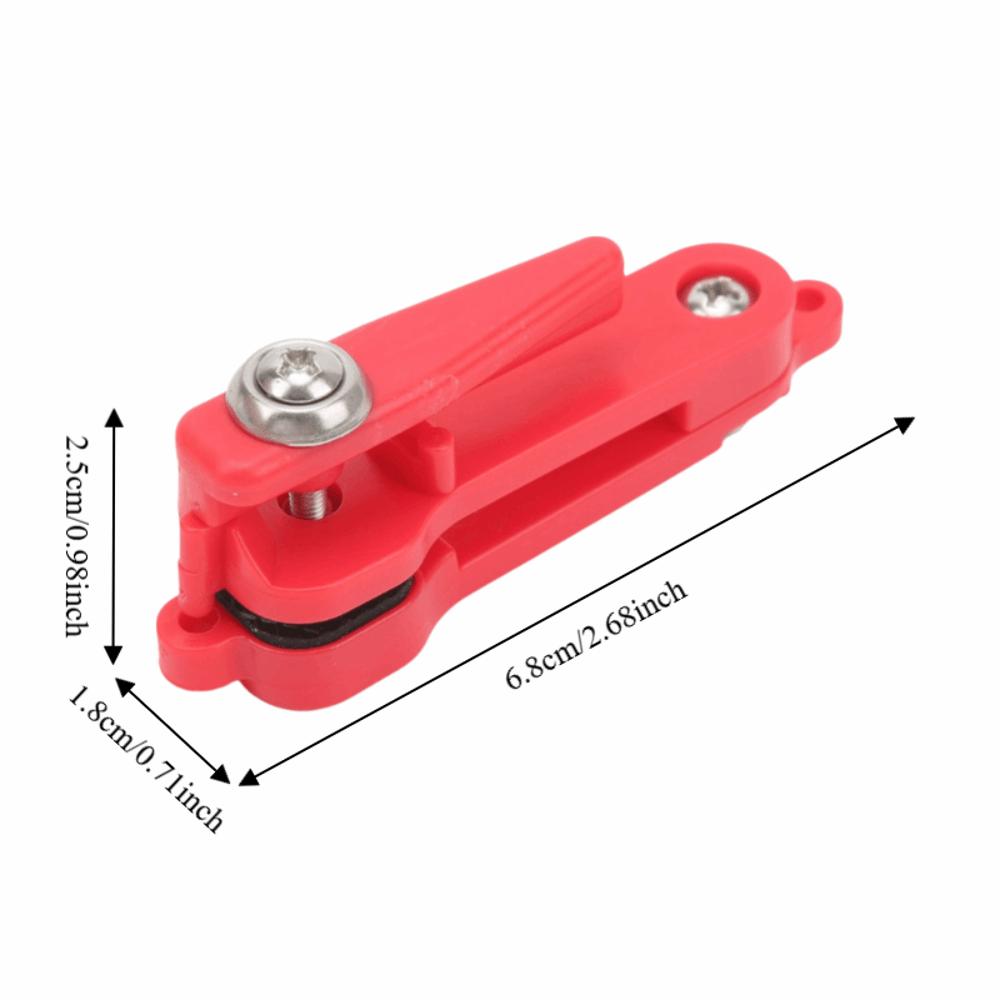 8PCS 6.8*1.8*2.5cm Snap Release Clips Adjustable Planer Board Clips Long Line Fishing
