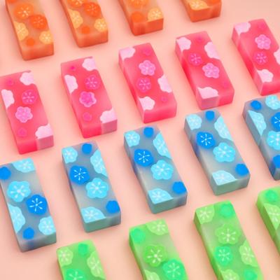 Pack of Cute Fruits Shaped Erasers Adorable Design Erasers For Pencil Marks Classroom Prizes And Educational Study Tools