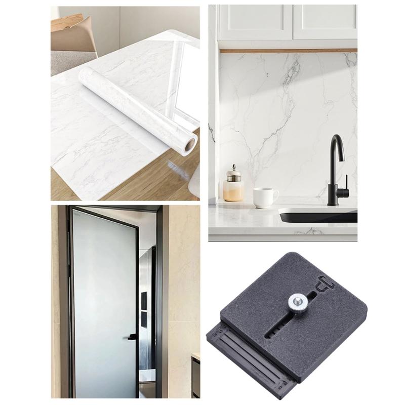 Adjustable Width Furniture Film Trimming Tool Edge Cutting Small Guide Plate Craft Sign Maker Accessories Enduring