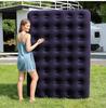 Portable Inflatable PVC Air Mattress - Thickened, Flocked, and Ideal for Camping