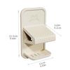 Sgabello da Doccia per Radere le Gambe Sgabello da Doccia per i Piedi per Radere le Gambe Accessori da Bagno a Parete con Vassoio per Metallo Vetro Marmo