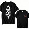 2026 Hot Sale Prepare for Hell Tour Shirt Heavy Metal Cotton Tees Man Rock Band T-shirt Men's Women Slipknots Double Sided Print Short-sleeve Tops