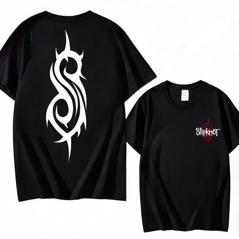 2026 Hot Sale Prepare for Hell Tour Shirt Heavy Metal Cotton Tees Man Rock Band T-shirt Men's Women Slipknots Double Sided Print Short-sleeve Tops