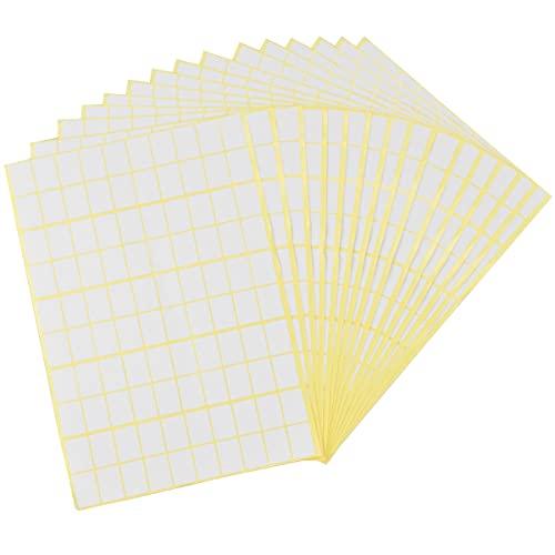 Removable Blank Small Label Stickers 13 19mm Waterproof Handwritten Price Tags for Office School and Home—Ideal for Storage Organization and Sor