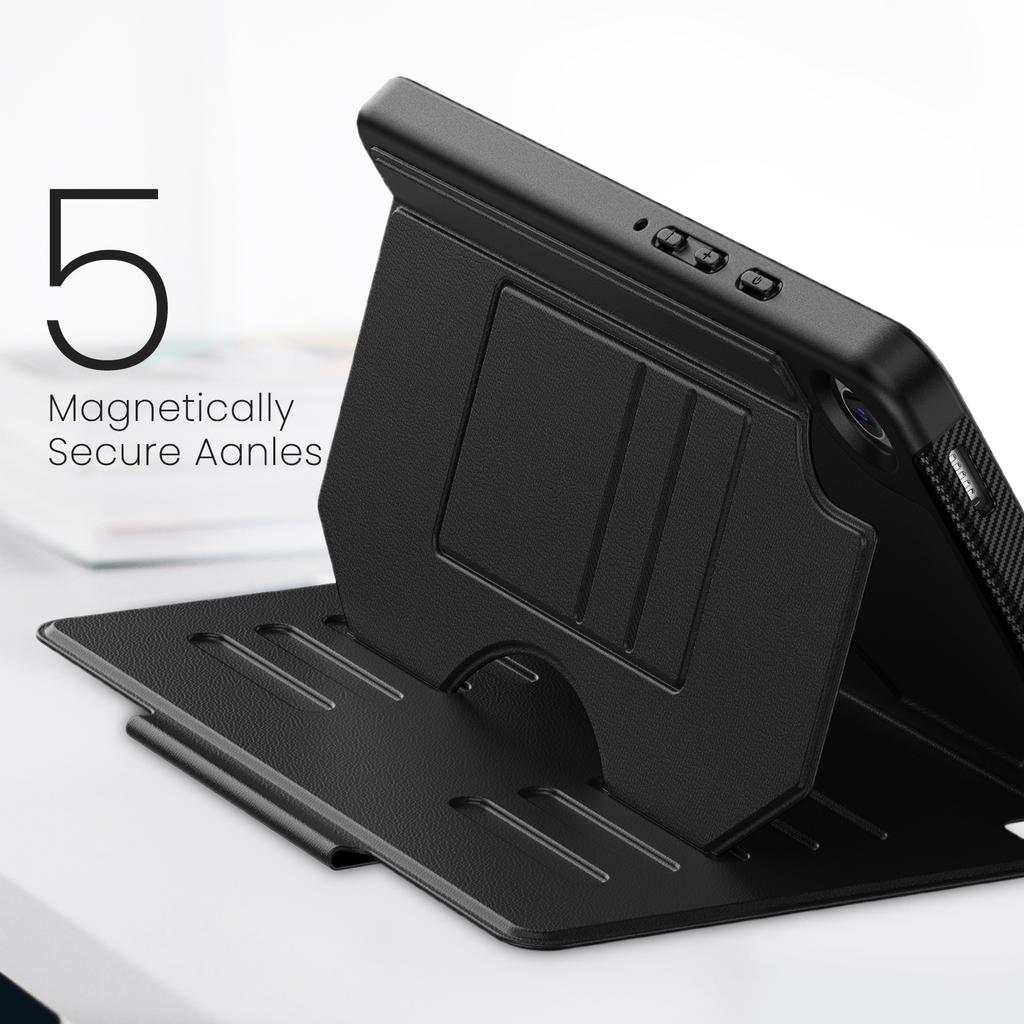 Magnetic Case For Samsung Galaxy Tab A9 2023 8.7 inch SM-X110 SM-X115 SM-X117 Multi-angles Stand Cover Luxury PU Leather Shell