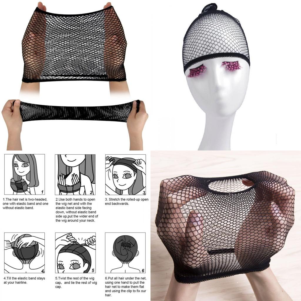 Long Black Wig Caps For Women Easy To Use Breathable And Durable Nylon Material