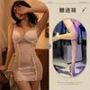 Nuovo set di intimo sexy gonna a sospensione in rete trasparente sexy push-up tentazione camicia da notte