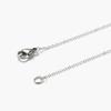 Jbans Classic Chrysanthemum Pendant Slim Chain Necklace (C2503-An945_Sv)