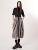 ATHPLATFORM Aw52Pt34 Winter Check Tech Flare Pants_Gray