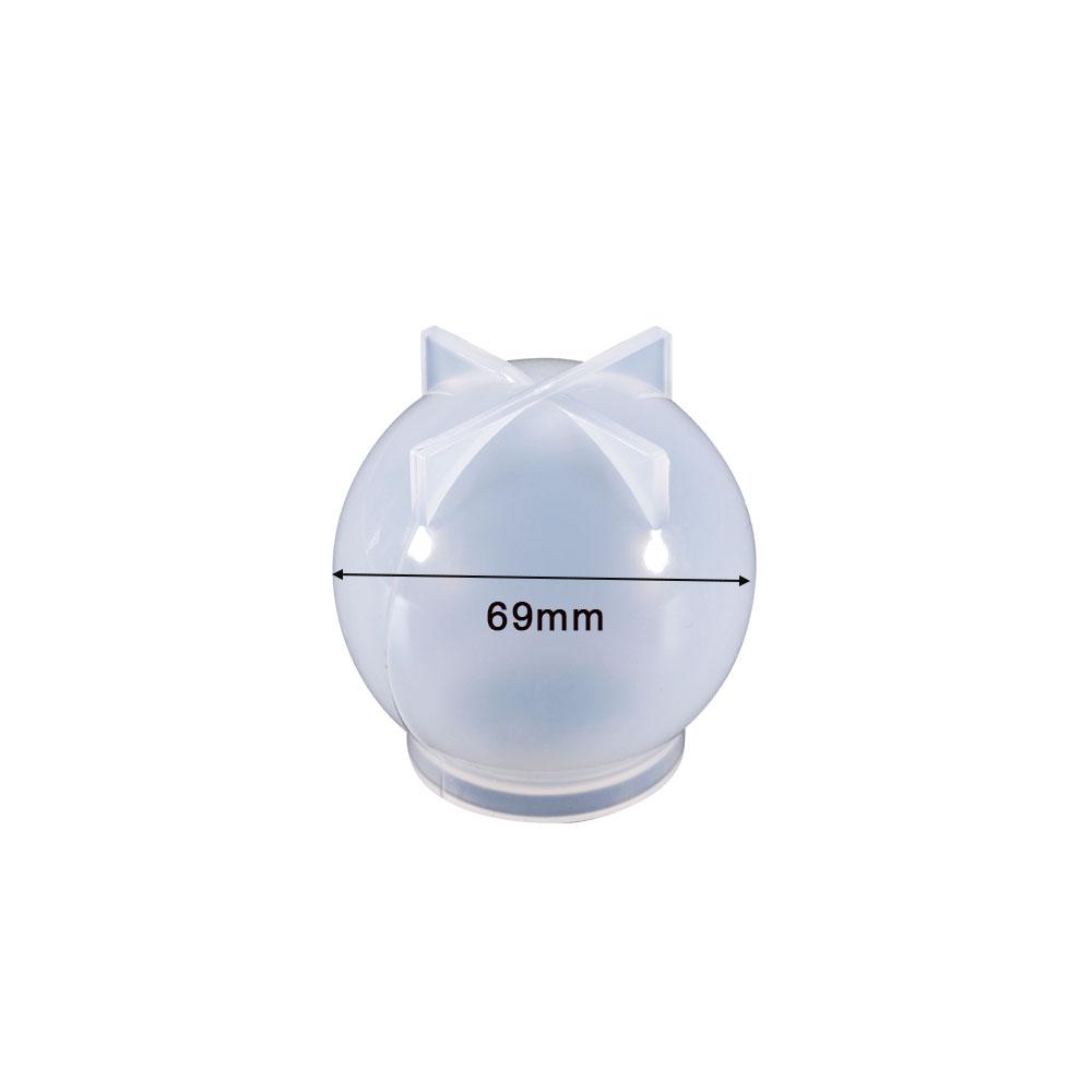 35-80mm 3D Balvormige Siliconen Mal Planeet Bal Epoxy Hars Mallen voor DIY Epoxy Hars Vorm Ambachten Huisdecoratie Gereedschap