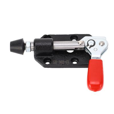 Push Pull Toggle Clamp Cast Iron Adjustable Plastic Handle DIY Woodworking Fixed Clamp for Welding