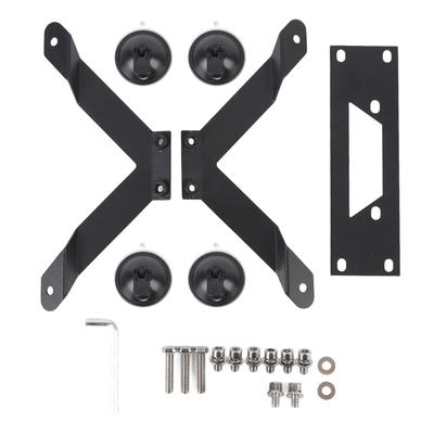 Rectangular Satellite Car Roof Mount Kit Flat Base Seamless Strong Adsorption Suction Cup for Mini