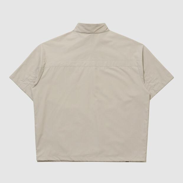 Umbro Classic Short Sleeve Stand Neck Anorak Beige Ur124Cwt31 (B Type)