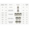 9 PCS Replacement Diamond Microdermabrasion Dermabrasion Head Fine Tip for Machine Beauty Machine Accessory Replacement