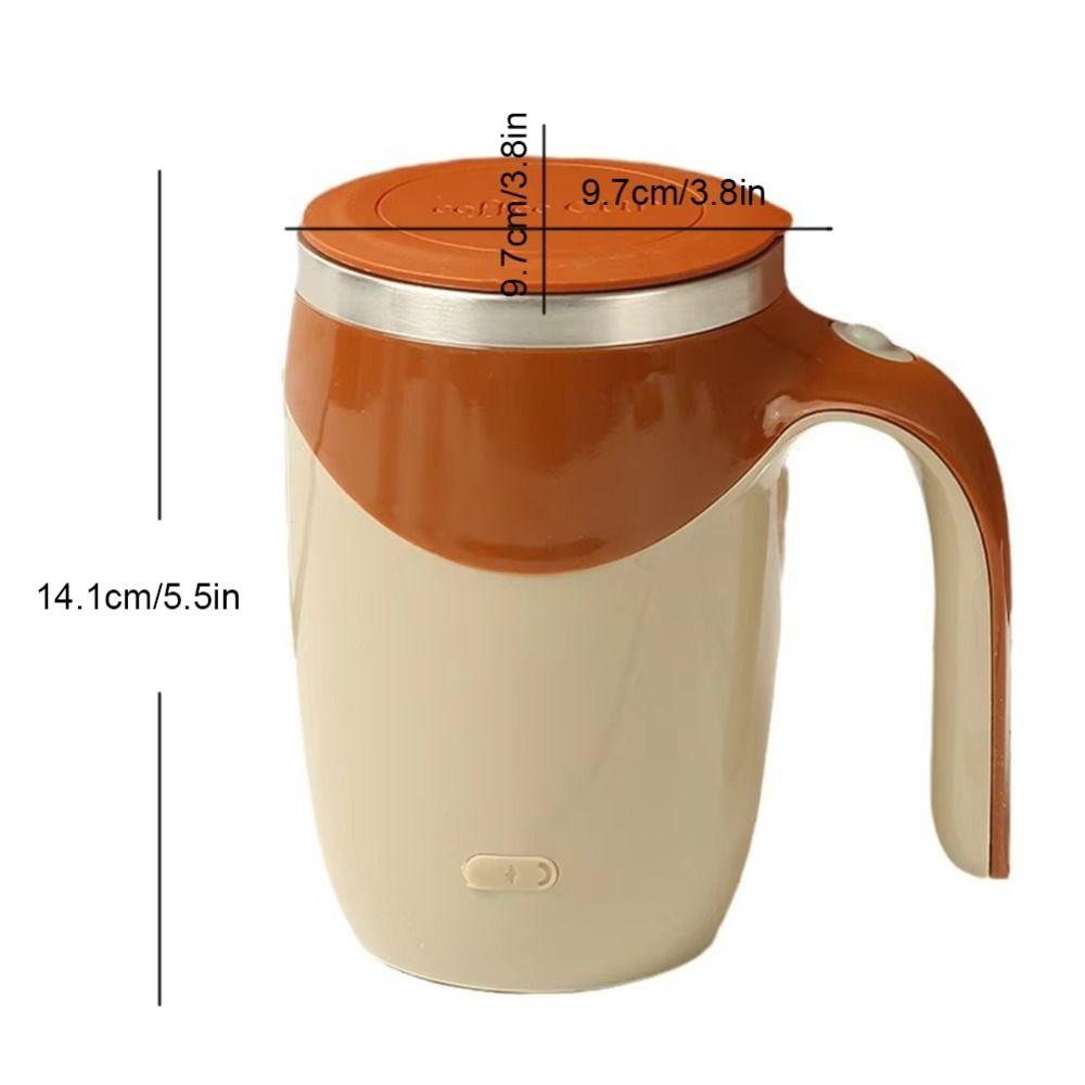 Stainless Steel Automatic Stirring Cup Rechargeable Electric Drink Mixer  Coffee Tea