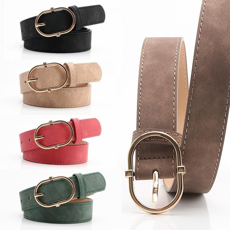Womens Smart Casual Belt With Alloy Pin Closure For Work And Leisure Looks
