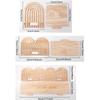 Multi Tier Wall Plant Holder Solid Wood Wooden Wall Shelf  Blank Wall Space