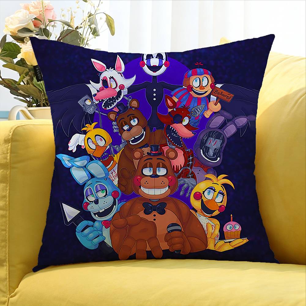 WFnafS World Various Sizes Square Pillow Case For Car Home Bedchamber Decor