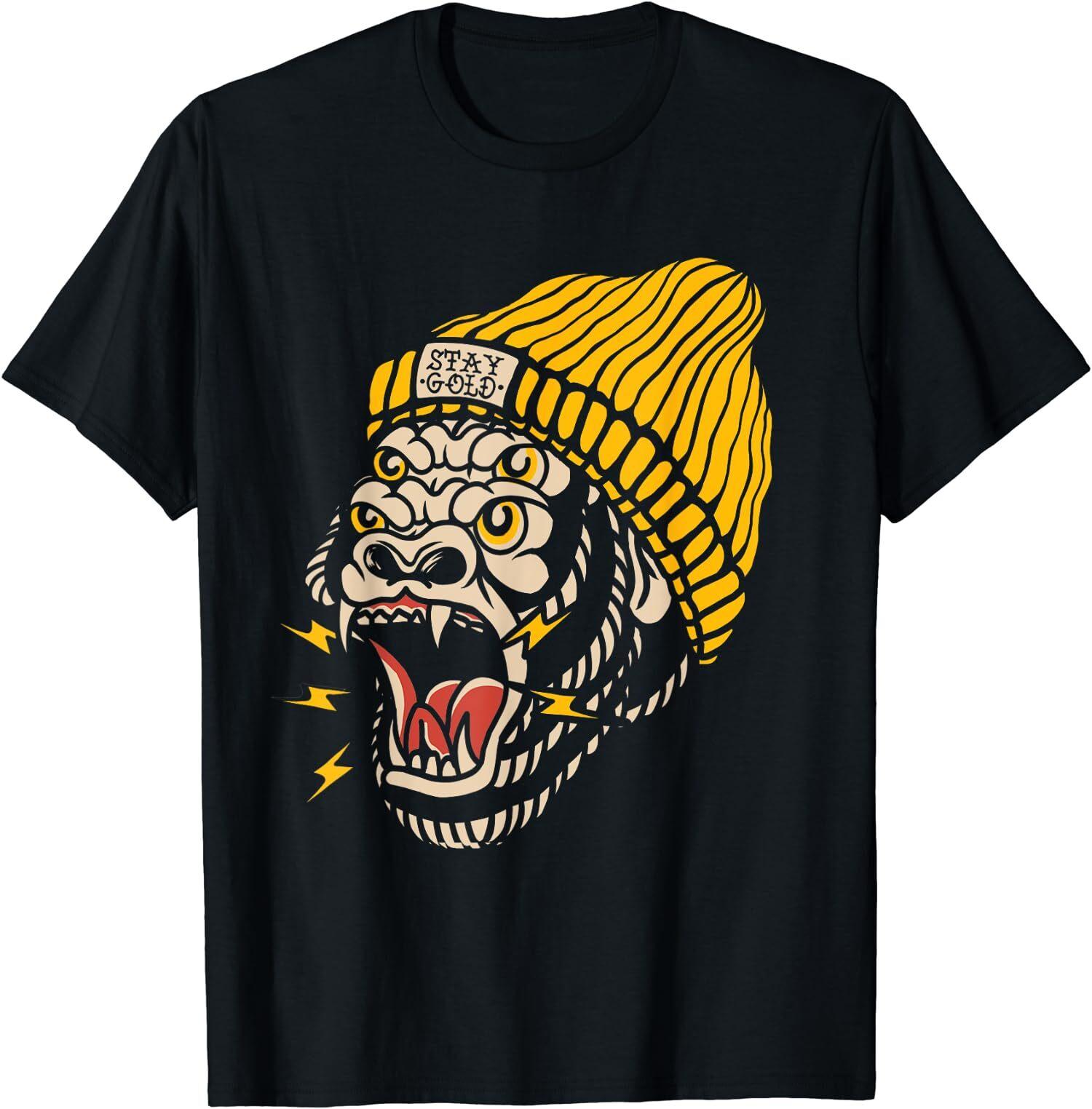New Limited Gorilla Inked Flash, Ink Addict Traditional Tattoo T-Shirt XXL