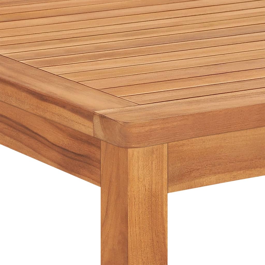 3 Piece Garden Dining Set Solid Teak Wood