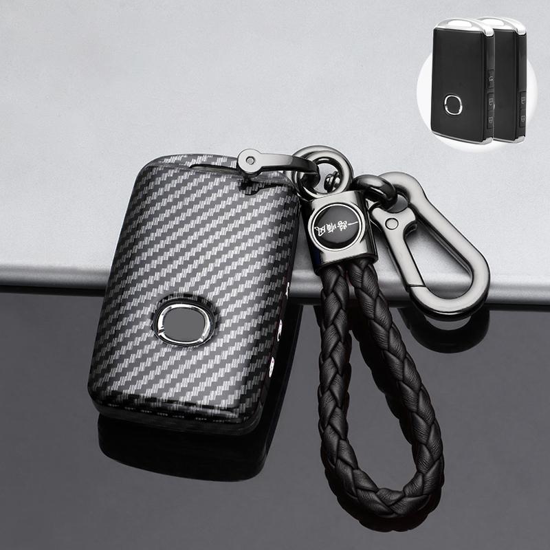 Carbon Fiber+Silicone Car Key Cover Case For Mazda 3 Alexa Cx-30 Cx30 Cx5 Cx 5 Cx-5 Cx8 Cx9 Cx4 Auto Accessories