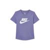 Sportswear Essentials Comfortable Fashionable Versatile Solid Color Short Sleeve Regular T-Shirt Women T-Shirts Soft-Purple DX7907-527