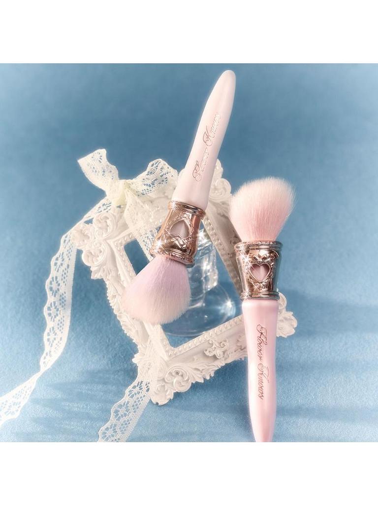 [Flower Nose] Flower Nose Bunny Garden Angled Blusher Brush Pearl Pink