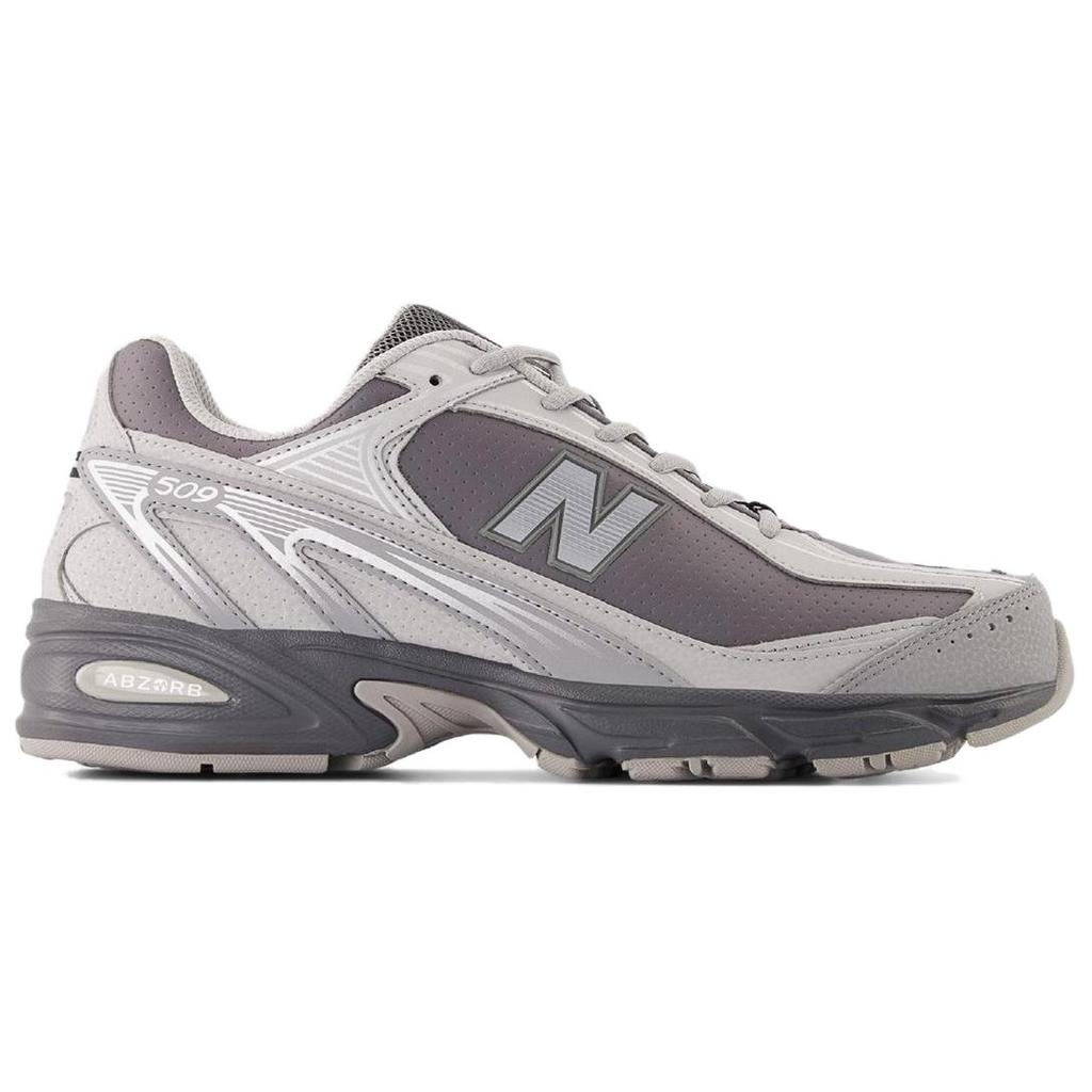 New Balance NB 509 Comfortable Lightweight Synthetic Leather Breathable Running Shoes Unisex sneakers Gray U509DA