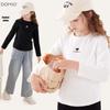 Duo Miaowu Girls' Long Sleeve Cotton T-Shirt