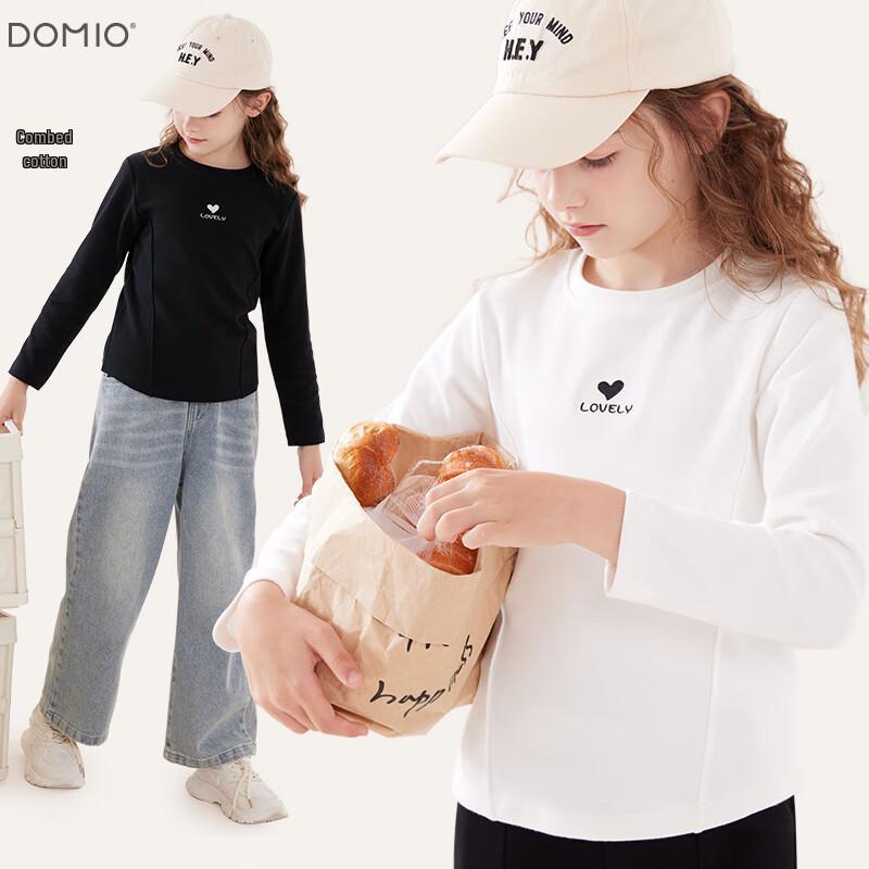 Duo Miaowu Girls' Long Sleeve Cotton T-Shirt